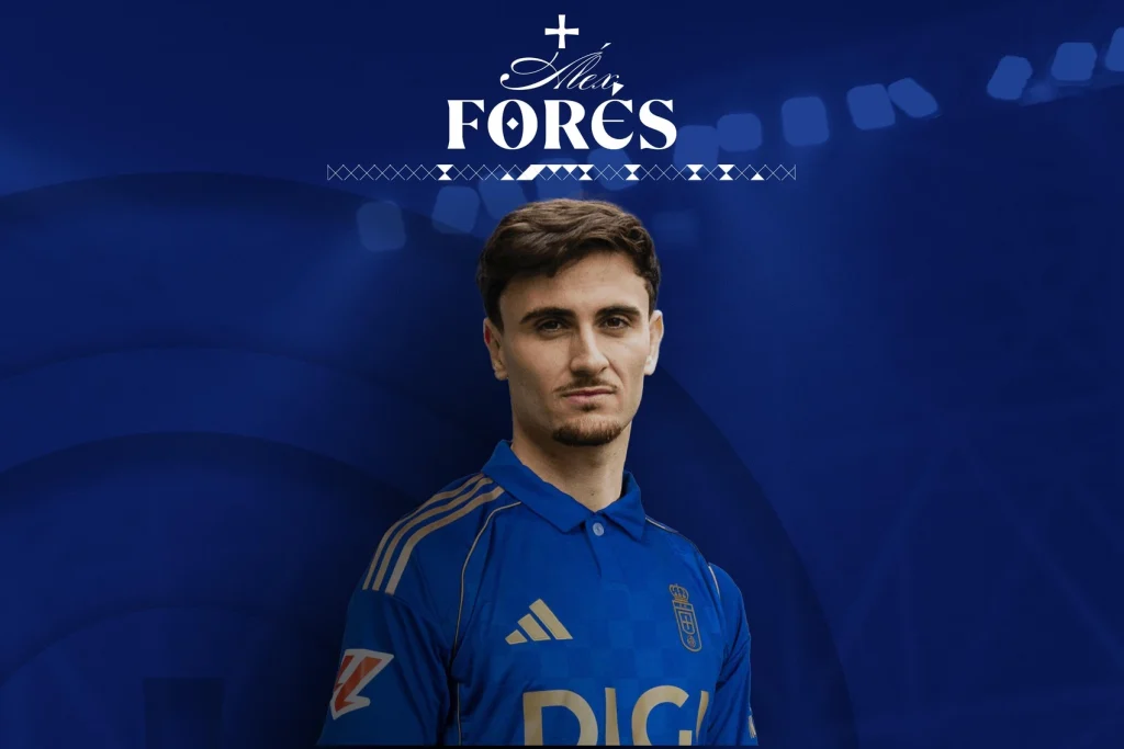 Álex Forés, nuevo jugador del Real Oviedo Álex Forés, nuevo jugador del Real Oviedo