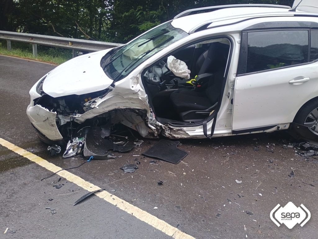 Accidente tráfico Muros del Nalón Accidente tráfico Muros del Nalón