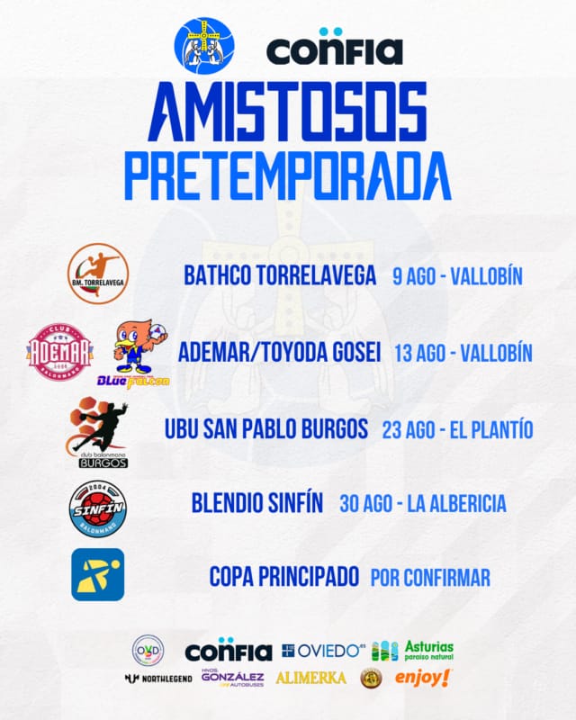 BALONMANO. Confía Base Oviedo regresará a los entrenamientos el 31 de julio BALONMANO. Confía Base Oviedo regresará a los entrenamientos el 31 de julio