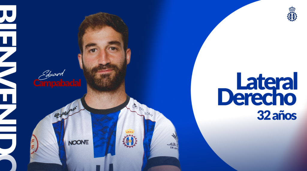 Eduard Campabada, nuevo lateral derecho para el Real Avilés