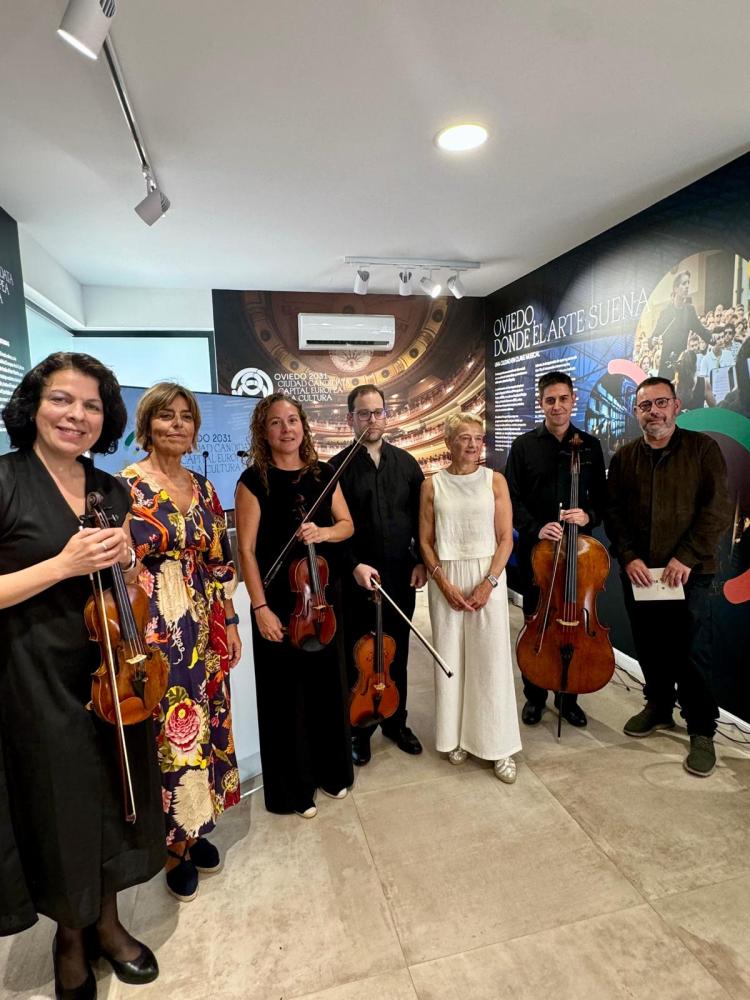 La Orquesta Oviedo Filarmonía abre el ciclo de presentaciones culturales en el stand de Oviedo de la FIDMA, dedicado a la Capitalidad Europea 2031 La Orquesta Oviedo Filarmonía abre el ciclo de presentaciones culturales en el stand de Oviedo de la FIDMA, dedicado a la Capitalidad Europea 2031