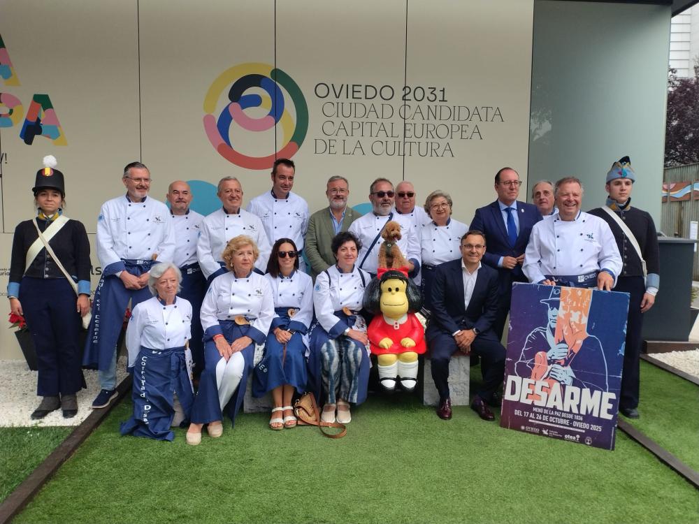 La Cofradía de El Desarme reafirma su apoyo a la candidatura de Oviedo para ser Capital Europea de la Cultura 2031 La Cofradía de El Desarme reafirma su apoyo a la candidatura de Oviedo para ser Capital Europea de la Cultura 2031