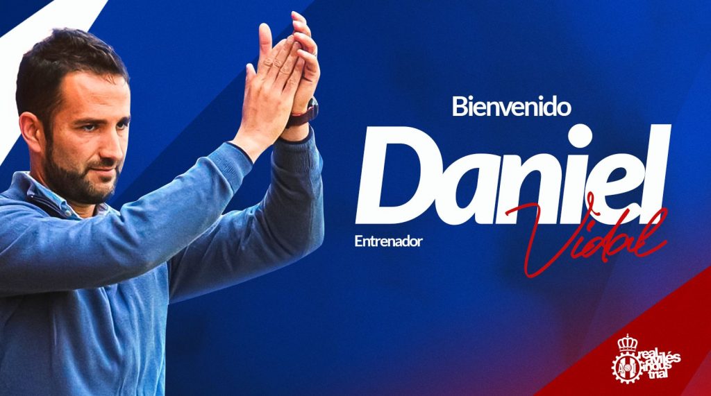 Nuevo entrenador del Real Avilés Daniel Vidal Nuevo entrenador del Real Avilés Daniel Vidal